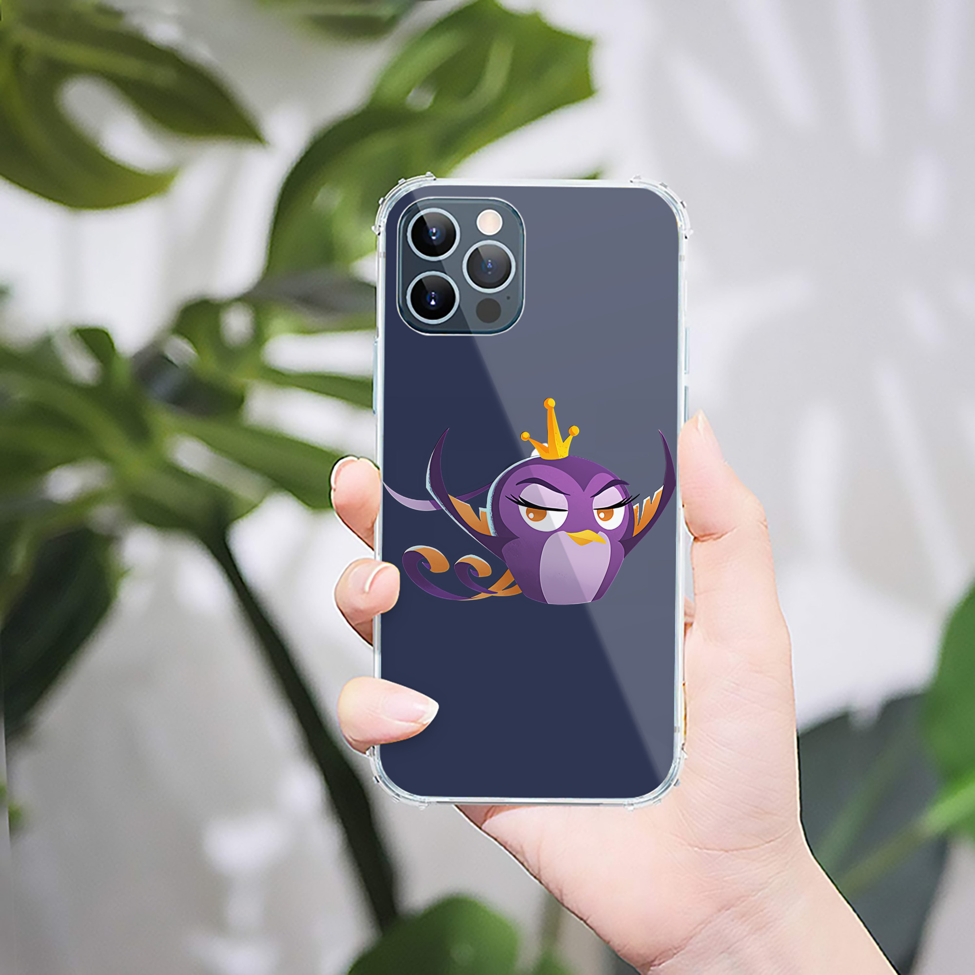 （画像用） Angry Birds アングリーバード 【iPhone 12シリーズ対応】透明スマホケース（クリアソフトケース）
